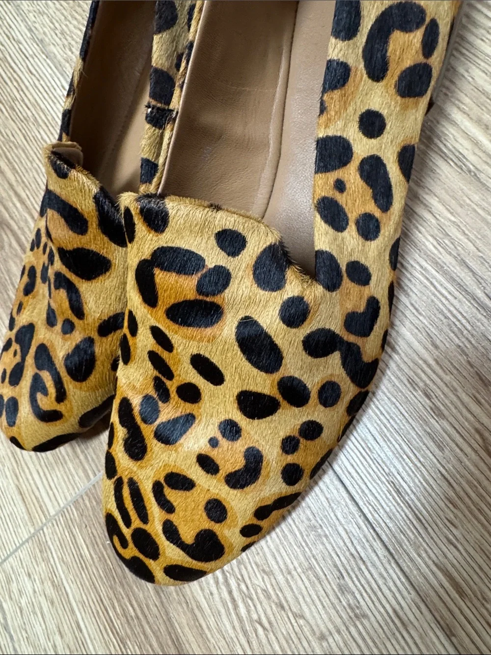 Anthropologie Arlo Easy Loafers in Leopard-Print